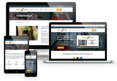 ADVAN web design examples displayed on desktop, laptop, and mobile.