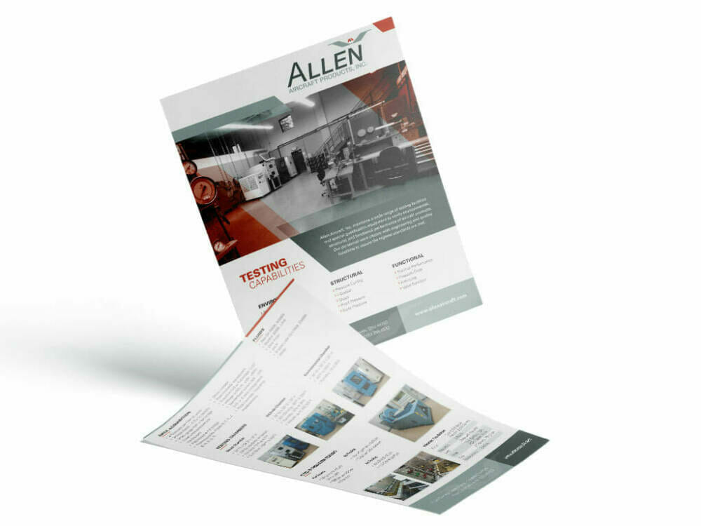 sell-sheet-design-allen-aircraft