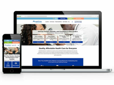 Best medical web design examples near me that generates results
