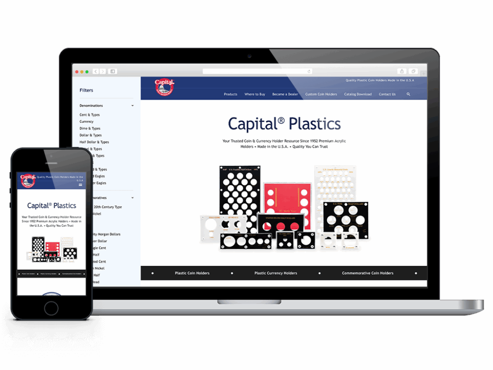 web design captial plastics