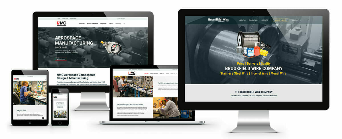 web-design-company-3 Industrial manufacturing website design created by ADVAN