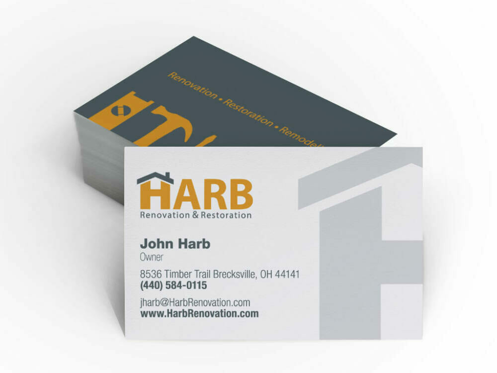 ADVAN business card design for Hard Renovation & Restoration | Web design
